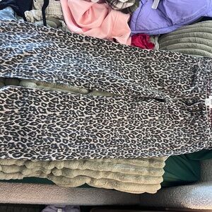 BDG Beige and Black Leopard Print Jeans